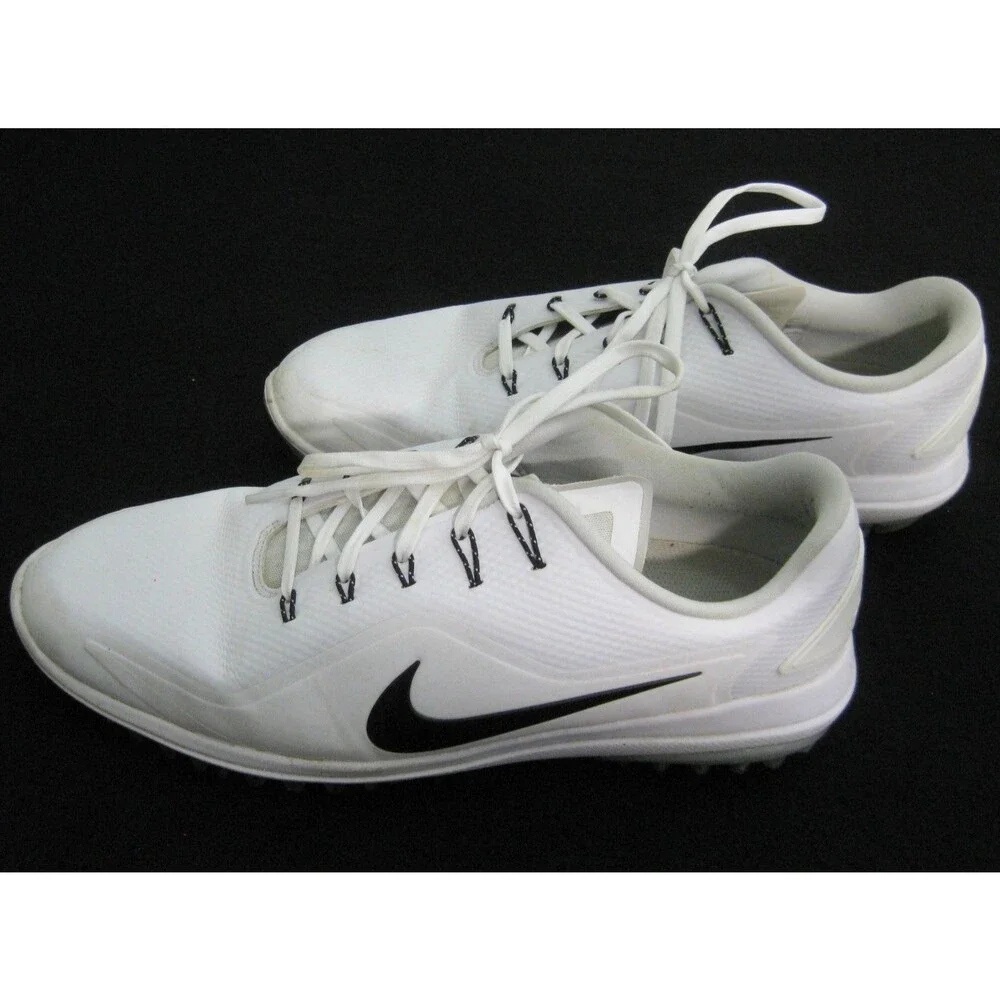 Nike Lunar Control Vapor 2 Golf Shoes Mens Size 11.5 White Spikeless